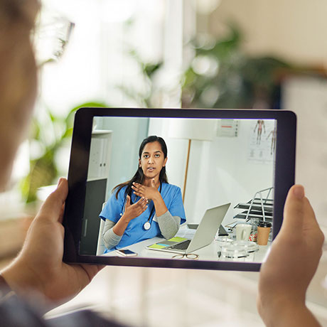 Service de consultation médicale à distance