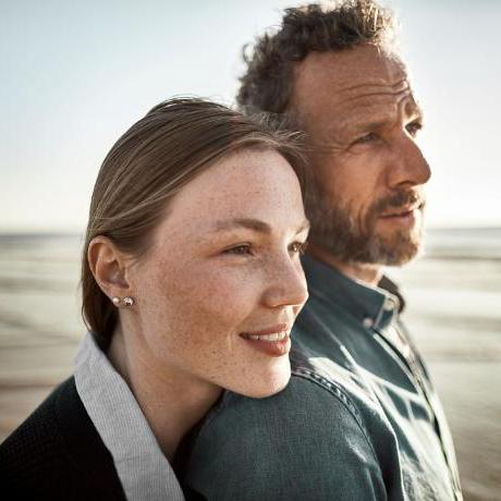 Couple sur une plage