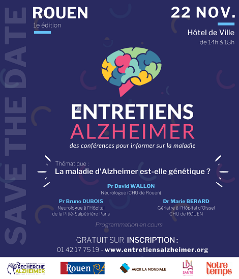 Participez à la 1re édition des Entretiens Alzheimer - Rouen