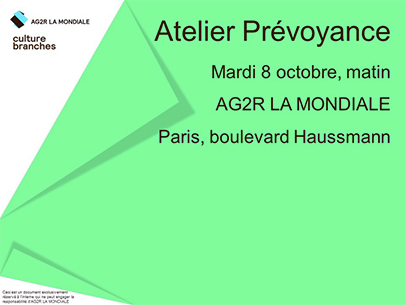 Atelier prévoyance du 8 octobre 2019