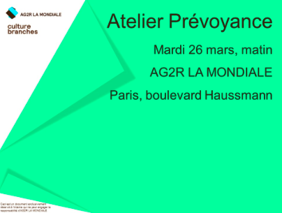 Atelier Prévoyance du 26 mars 2019