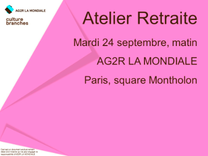Atelier retraite du 24 septembre 2019
