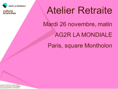 Atelier retraite du 26 novembre 2019