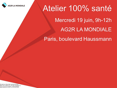 Atelier 100% santé du 19 Juin 2019