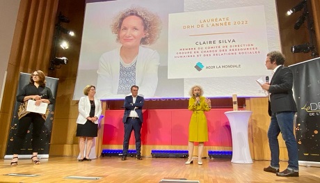Claire Silva, élue DRH de l'année 2022
