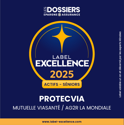 Label Excellence Séniors 2025, les dossiers de l'épargne pour Protecvia Mutuelle santé